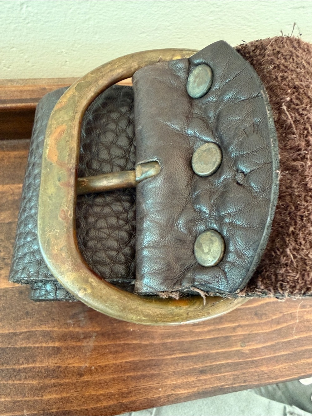 Frank & Eileen Pebbled  Wide Leather Soft  Belt - Picture 5 of 6